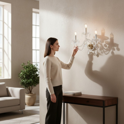 Applique murale Lustre Bohême Style ancien Lampe murale applique murale nouvelle