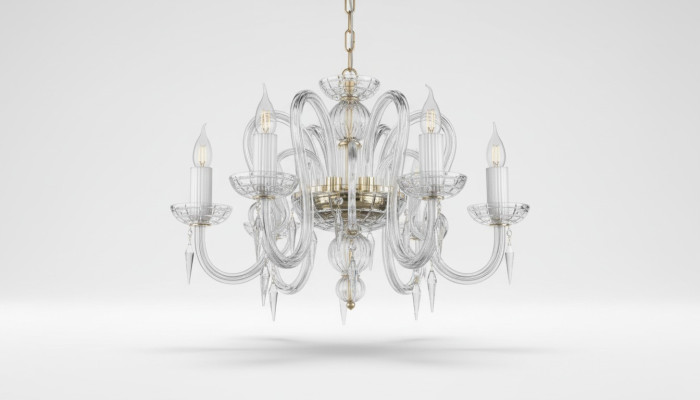 Lustre en cristal Bohème Lampe Plafonnier suspendu