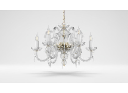 Lustre en cristal Bohème Lampe Plafonnier suspendu