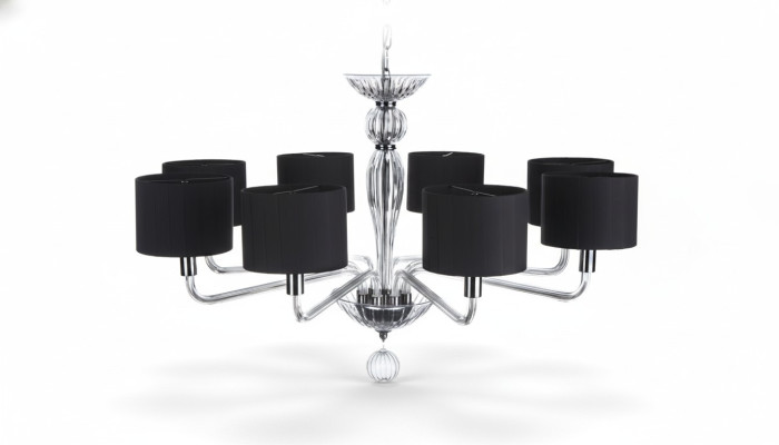 Lustre plafonnier en cristal Lumière de lustre Luminaire Lustre Elite Bohême