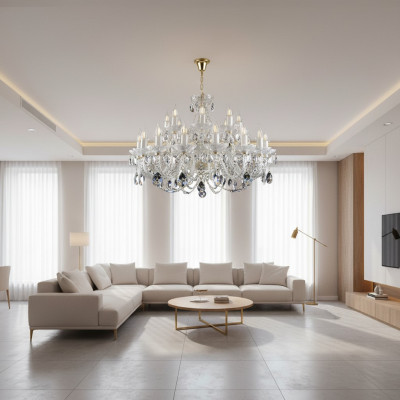 Luminaire suspendu au plafond Lumière de plafond Lustre Elite Bohemia Leuchten nouveau