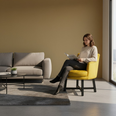 Fauteuil Fauteuil Club Chaise longue Fauteuil cocktail Textile Chaises de relaxation Fauteuil en tissu