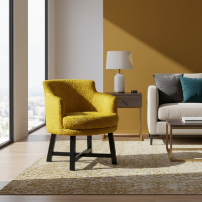 Ensemble de chaises de groupe de chaises d'hôtel de 6 ensembles de chaises rembourrées en textile pour fauteuil inclinable Lehn nouveaux