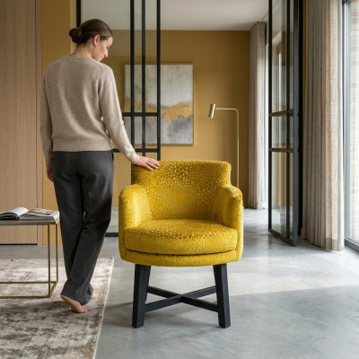 Ensemble de chaises de groupe de chaises d'hôtel suite rembourrée 8x groupes fauteuil en textile