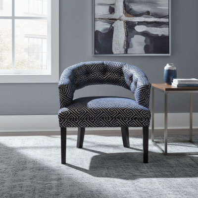 Chaises Chesterfield design Suite Chaise Revêtement en textile Groupe hôtelier 4x Ensemble