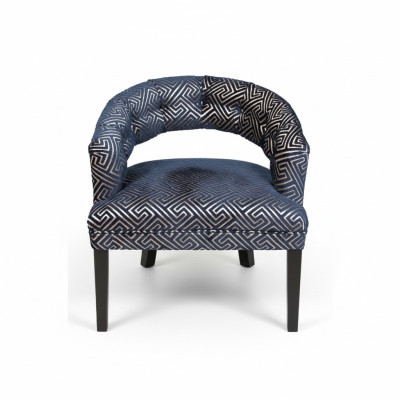 Chaises Chesterfield design Suite Chaise Revêtement en textile Groupe hôtelier 4x Ensemble