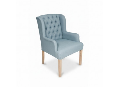 Chaise Chesterfield bleue Mobilier d'hôtel Siège Fauteuil Rembourrage Inclinable