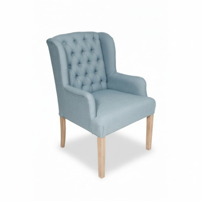 Chesterfield Salle à manger Ensemble Set 2x Fauteuil Inclinable Tapisserie