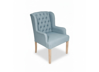Chesterfield Salle à manger Ensemble Set 2x Fauteuil Inclinable Tapisserie