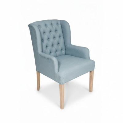 Ensemble de chaises modernes x10 d'un designer - chaises rembourrées Chesterfield cadre en bois