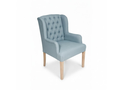Ensemble de chaises modernes x10 d'un designer - chaises rembourrées Chesterfield cadre en bois