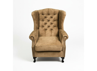 Fauteuil à ailes Fauteuil Télévision Canapé Rembourrage Relax 1 place Chesterfield
