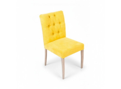Chaise à dossier Chesterfield, fauteuil cabriolet rembourré, siège de chaise rembourré à un siège.