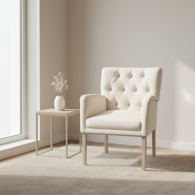 Conception chaise Chesterfield Chaises hôtel Suite Groupe textile 2x Ensemble nouveau Rembourrage