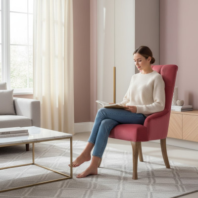 Conception Chaises Chesterfield Chaise de Suite d'Hôtel Tissu Rembourrage Groupe 2xSet