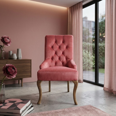 Red Chesterfield x6, Groupe de 6 chaises, Siège design en cuir, mobilier assis