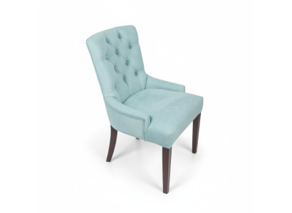 Ensemble de chaises Chesterfield HellBlue moderne pour salle à manger, ensemble de 8 chaises de salle à manger.