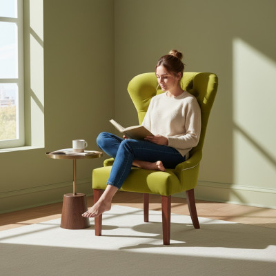 Ensemble de chaises design modernes x10 chaises fauteuils Chesterfield 1 place