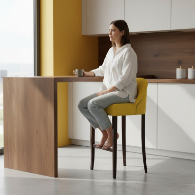 Tabouret de bar Chaise de bar Design en tissu Chaises de bar Tabouret de bar Chaises de comptoir Velours Lot de 10