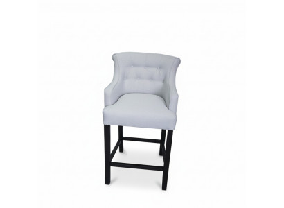 Designer x4 Tabourets de Bar Chesterfield Gris Ensemble de Chaises Designer Fauteuils Capitonnés