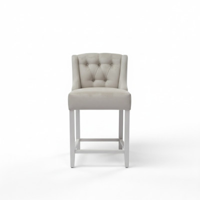 exclusive x4 Chesterfield bar stools bar chairs fabric seat designer ensemble de 4