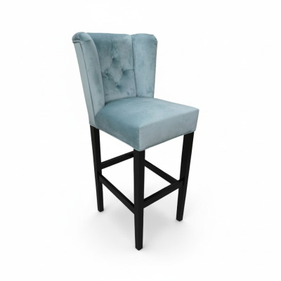 Tabouret de bar Chesterfield Fauteuil Tabouret de bar Chaise Tabouret Comptoir de bar Design Textile
