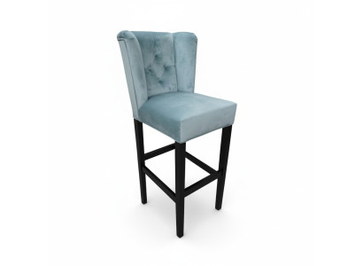 Tabourets de bar et chaises de bar Blue e Chesterfield ensemble de 4 chaises de bar design.