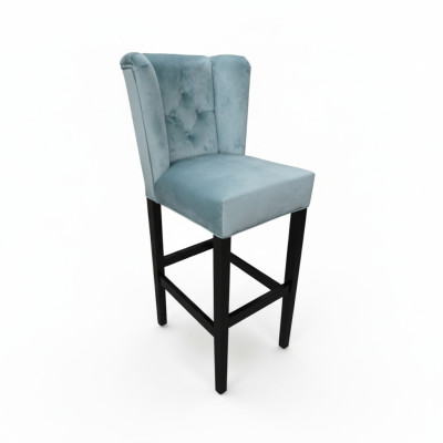 Tabouret de bar, ensemble de 6 chaises de bar en tissu, chaises de bar design, tabouret de bar chaises en velours
