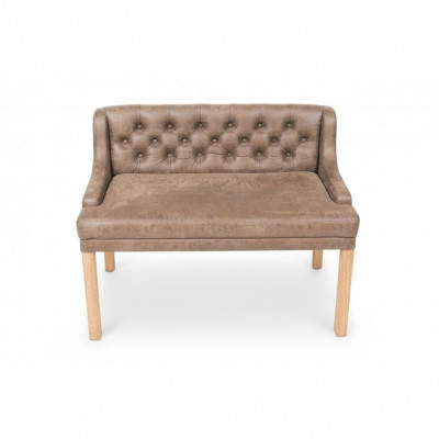 Tabouret Chesterfield Sièges Textiles Bancs Tissu Restaurant Boutique de Tissus Canapé en Cuir