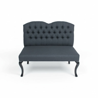 Tabouret Chesterfield Siège en Tissu Bancs Décoration Restaurant Magasin de Tissus Canapé en Cuir