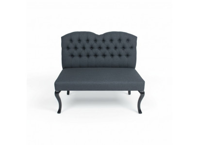 Tabouret Chesterfield Siège en Tissu Bancs Décoration Restaurant Magasin de Tissus Canapé en Cuir