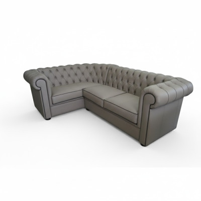 Canapé d'angle Chesterfield Canapé d'angle en tissu Suite d'angle Sièges Rembourrage Canapés d'angle