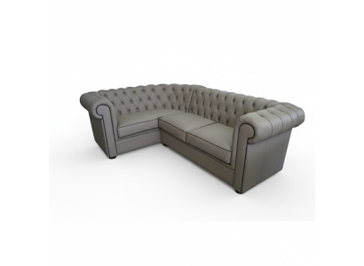 Canapé d'angle Chesterfield Canapé d'angle en tissu Suite d'angle Sièges Rembourrage Canapés d'angle