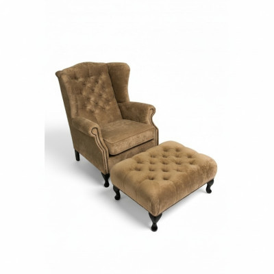 Tabouret tabouret repose-pieds tabouret repose-pieds banc siège Chesterfield