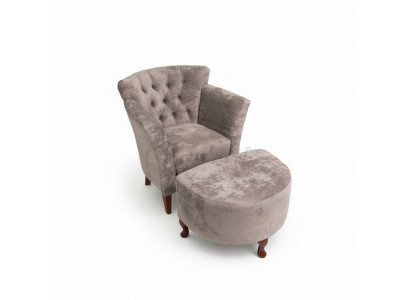 Tabouret Repose-pieds Tabouret d'appoint Ottoman Banc Chesterfield Rembourré Siège Neuf