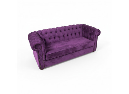 Canapé 3 places Chesterfield Canapé convertible Fonction lit Canapés Canapés Tissu neuf
