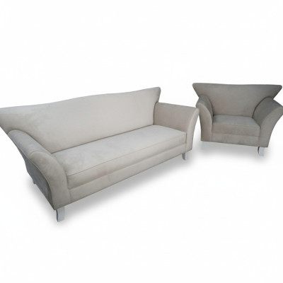Canapé 3 places + 1 canapé fauteuil Ensemble de canapés avec designer Upholstery Sofa Suite