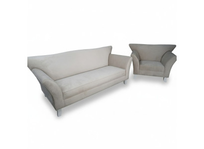 Canapé 3 places + 1 canapé fauteuil Ensemble de canapés avec designer Upholstery Sofa Suite