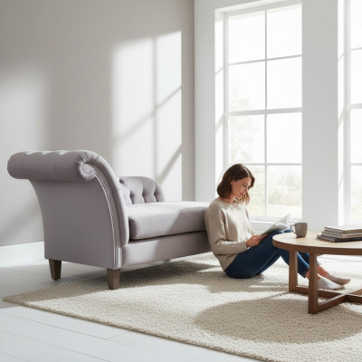 Chaise longue Chesterfield chaise longues canapé relax club chaise