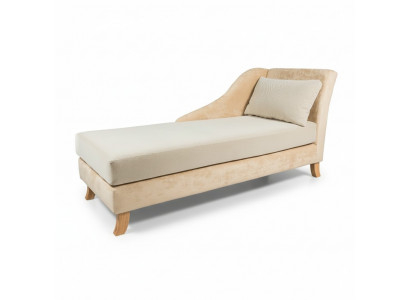 Chaise longue Chaises longues Canapé en tissu Chaise longue club Détente Textile
