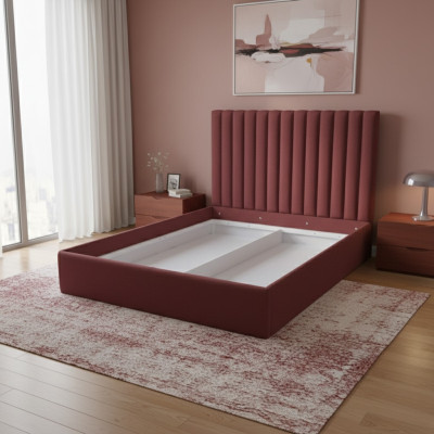 Lit capitonné Chesterfield Double Lits d'hôtel Chambre 180x200cm