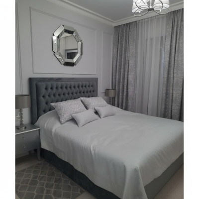 Chesterfield Lit Rembourré Double Hôtel Lits Décoratifs Chambre 140x200cm
