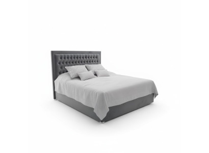 Chesterfield Lit Rembourré Double Hôtel Lits Décoratifs Chambre 140x200cm