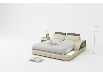 Lit double d'hôtel avec USB Lit à eau Complet Lit en cuir Lit rembourré Eau