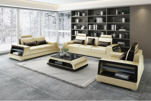 Excellent lit double designer multifonctionnel pour la chambre