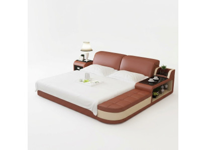 Ensemble de revêtement de salon en cuir avec canapé, divan, ensemble de sièges 3+2+2 sofa