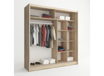 Étagères polyvalentes Armoire Étagère Rangement Vêtements Armoires 200cm