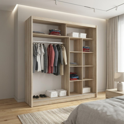 Étagères polyvalentes Armoire Étagère décorative Rangement Vêtements Armoires 200 cm