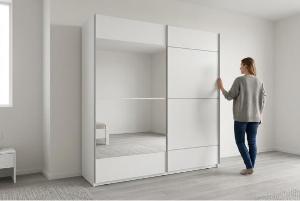Étagères polyvalentes Armoire étagère Rangement Décoratif Armoires à vêtements 150cm