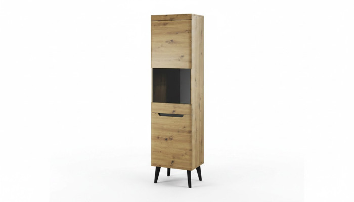 Vitrine Armoire Étagère en verre Vitrines Étagères Armoires Bois nouveau Salon